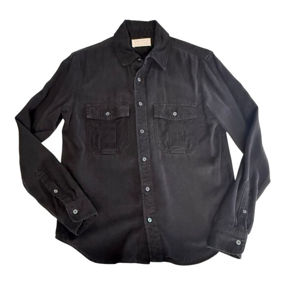 Everlane Mens The Utility Shirt Jacket in Buttersoft~Size XS~Black Casual~L10 06 - Picture 6 of 11